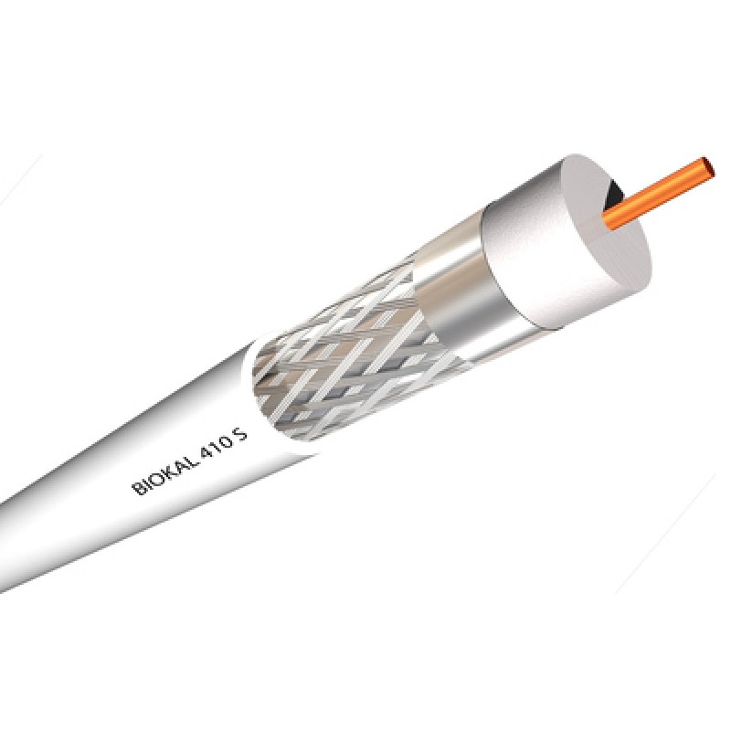 ACCORDIA ACCORDIA ομοαξονικό καλώδιο τηλεόρασης 75OHM, 1mm, 100m, λευκό
