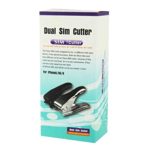 Powertech POWERTECH Dual SIM Κόπτης, Nano & Micro, Black