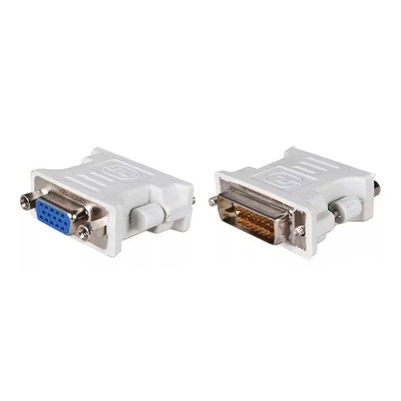 Powertech POWERTECH αντάπτορας DVI 24+1 αρσενικό σε VGA θηλυκό CAB-G020, λευκός