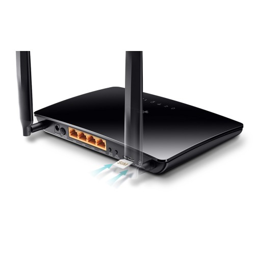 TP-Link TP-LINK Wireless N Router TL-MR6400, 4G LTE, Wi-Fi 300Mbps, Ver. 4.0