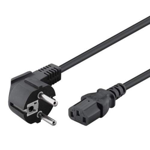 Powertech POWERTECH Καλώδιο τροφοδοσίας 3x 1mm² CAB-P014, μαύρο, 1.5m