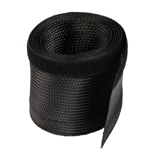 Powertech POWERTECH δεματικό καλωδίων τύπου Flex Wrap TIES-001, 1.8m, μαύρο