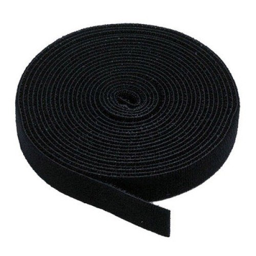 Powertech POWERTECH ταινία τύπου velcro TIES-002, πολλαπλών χρήσεων, 13mm, 3m, μαύρη