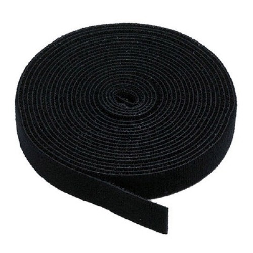 Powertech POWERTECH ταινία τύπου velcro TIES-003, πολλαπλών χρήσεων, 20mm, 3m, μαύρη
