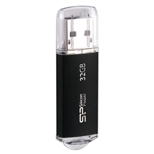 SILICON POWER SILICON POWER USB Flash Drive Ultima II-I, 32GB, USB 2.0, μαύρο