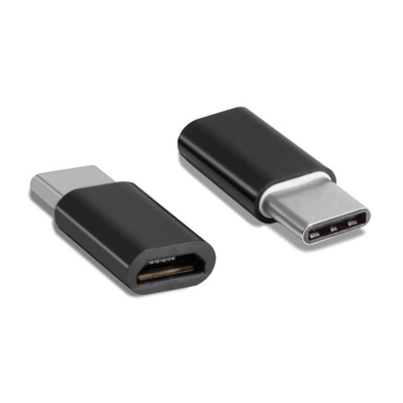 Powertech POWERTECH αντάπτορας USB-C σε Micro USB θηλυκό CAB-UC019, μαύρος