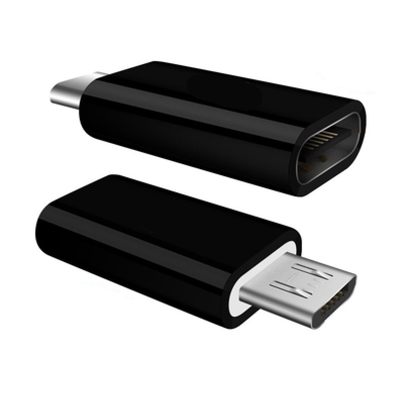 Powertech POWERTECH αντάπτορας Micro USB σε USB-C θηλυκό CAB-UC020, OTG, μαύρος