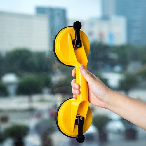 DELI DELI βεντούζα τζαμιών DL-XP22, ικανότητα συγκράτησης 80kg, διπλή, 118mm