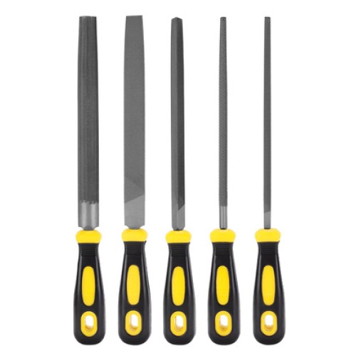 DELI DELI σετ λίμες μετάλλου DL352085 με αντιολισθητική λαβή, 200mm, 5τμχ