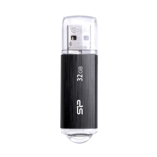 SILICON POWER SILICON POWER USB Flash Drive Ultima U02, 32GB, USB 2.0, μαύρο