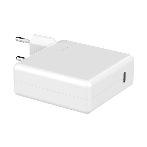 Powertech POWERTECH Φορτιστής laptop PT-704 για Apple, USB Type-C PD, 61W, λευκό
