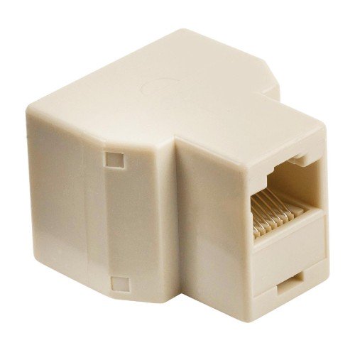 Powertech POWERTECH Αντάπτορας RJ45 (F) σε 2x RJ45 (F) CAB-N128, λευκό
