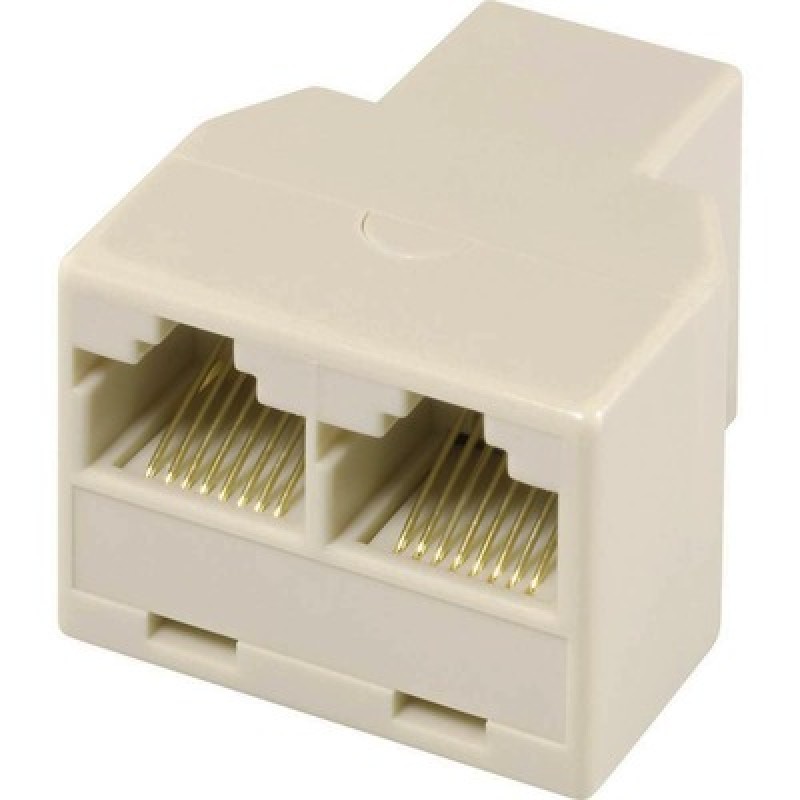 Powertech POWERTECH Αντάπτορας RJ45 (F) σε 2x RJ45 (F) CAB-N128, λευκό