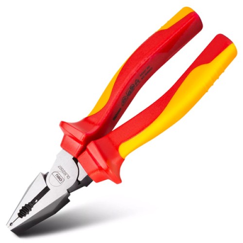 DELI DELI πένσα ίσια ηλεκτρολόγου DL512007, μόνωση VDE 1000V, 18cm