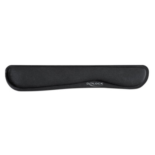 DELOCK DELOCK στήριγμα καρπού για πληκτρολόγιο/laptop 12558, 20x85x465mm, μαύρο