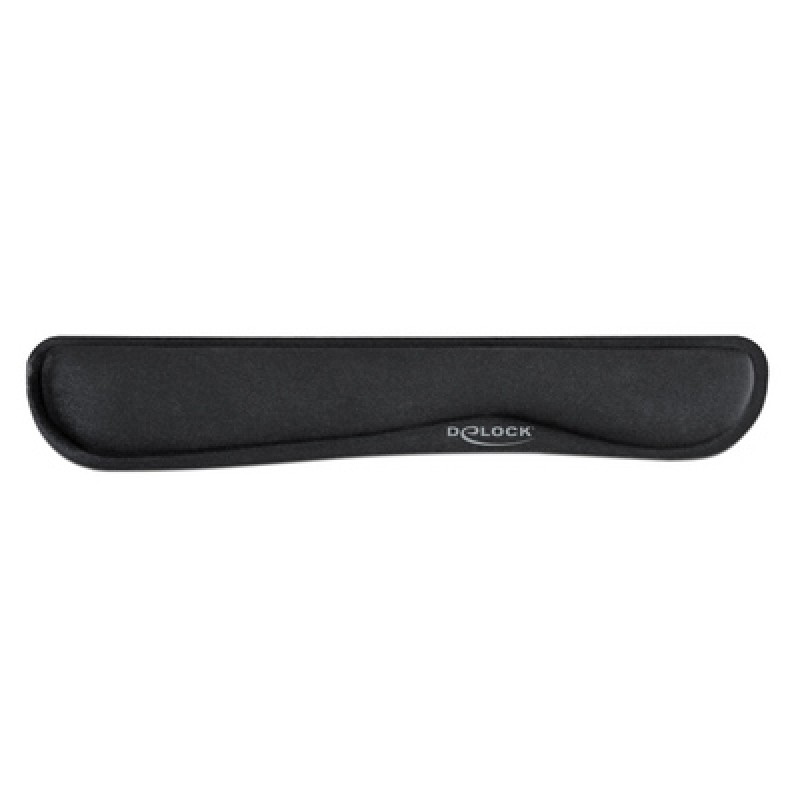 DELOCK DELOCK στήριγμα καρπού για πληκτρολόγιο/laptop 12558, 20x85x465mm, μαύρο