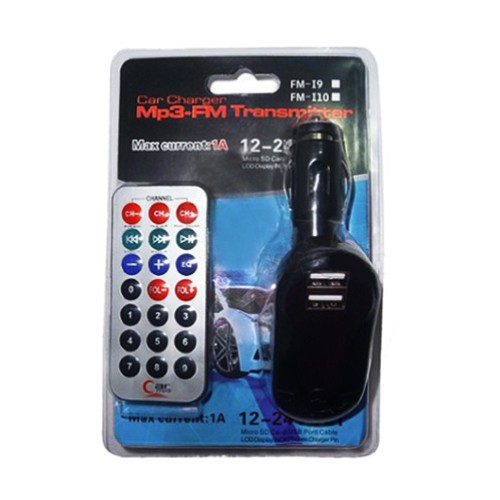 UNBRANDED Car FM Transmitter T26 με LCD οθόνη, USB, SD, μαύρο