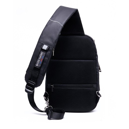 Arctic Hunter ARCTIC HUNTER τσάντα Crossbody XB-00081, USB, 6L, μαύρη