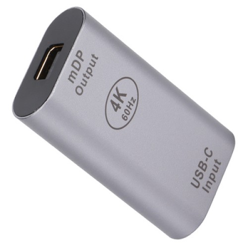 Powertech POWERTECH αντάπτορας USB-C σε Mini DisplayPort PTH-098, 4K/60Hz, γκρι