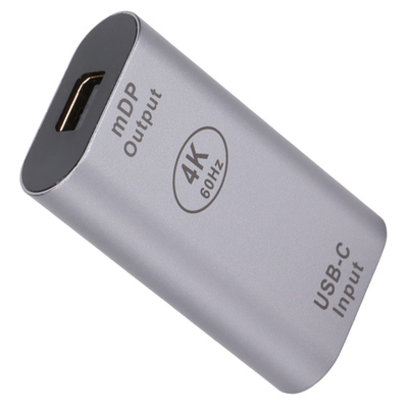 Powertech POWERTECH αντάπτορας USB-C σε Mini DisplayPort PTH-098, 4K/60Hz, γκρι