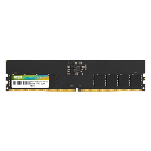 SILICON POWER SILICON POWER μνήμη DDR5 UDIMM SP016GBLVU480F02, 16GB, 4800MHz, CL40