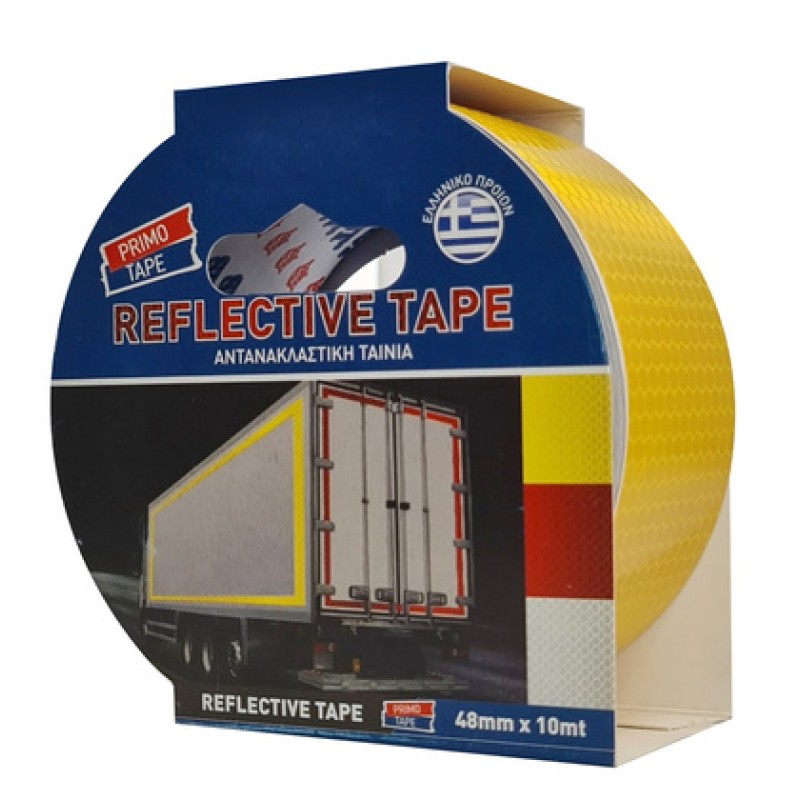 PRIMO TAPE PRIMO TAPE αντανακλαστική ταινία SEL-024, 48mm x 10m, κίτρινη