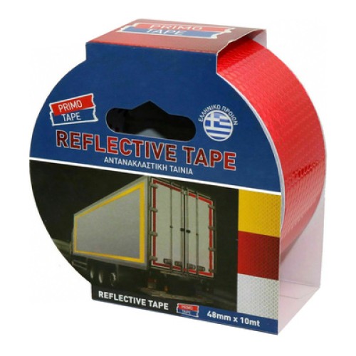 PRIMO TAPE PRIMO TAPE αντανακλαστική ταινία SEL-025, 48mm x 10m, κόκκινη