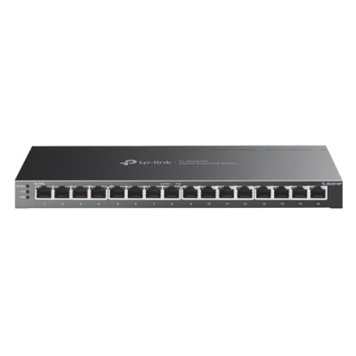 TP-Link TP-LINK JetStream switch TL-SG2016P, 16-Port Gigabit, 8x PoE+, Ver. 1.0