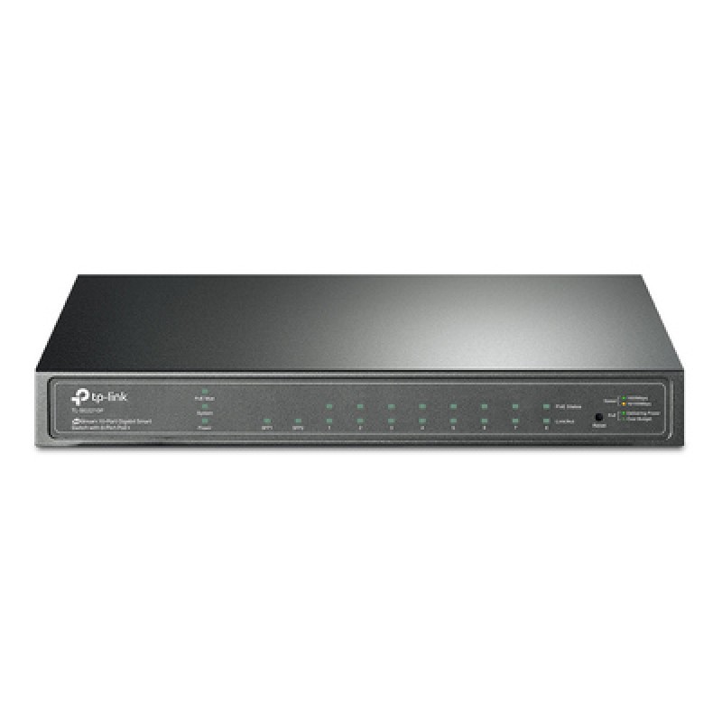 TP-Link TP-LINK JetStream switch TL-SG2210P, 10-Port Gigabit, 8x PoE+, Ver. 5.0