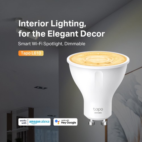 TP-Link TP-LINK LED smart λάμπα spot Tapo L610, WiFi, 2.9W, 2700K, GU10, Ver 1.0