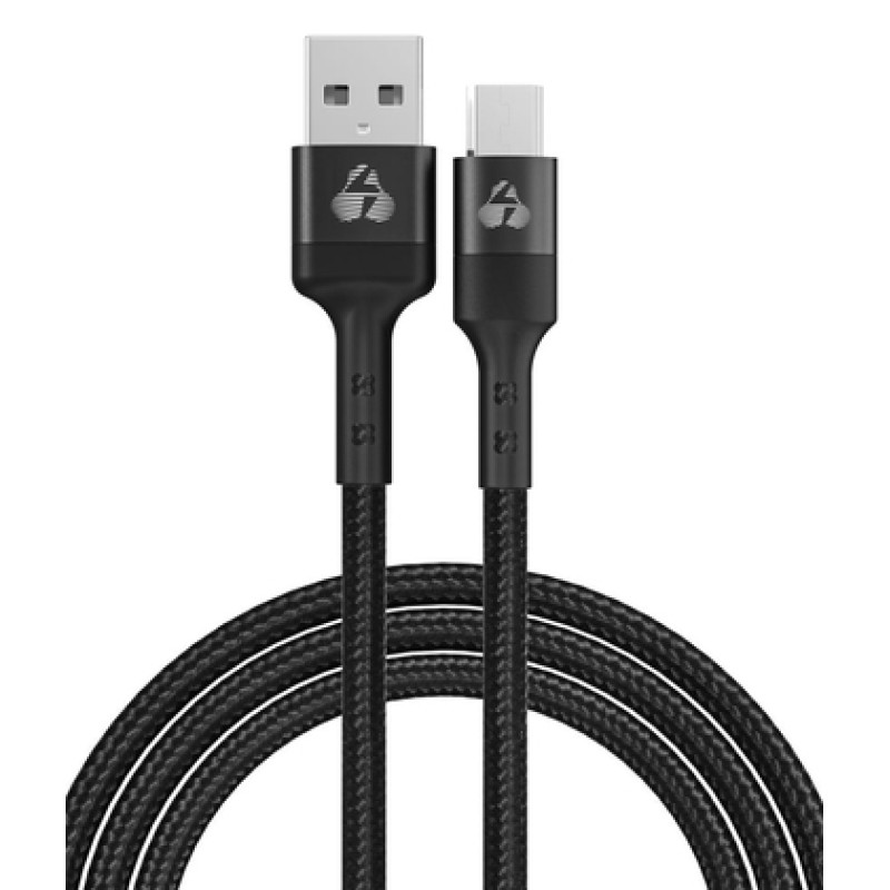 Powertech POWERTECH καλώδιο USB σε Micro USB PTR-0125, 12W 2.4A, copper, 1m, μαύρο