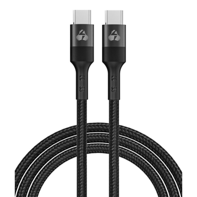 Powertech POWERTECH καλώδιο USB-C PTR-0132, PD 100W, copper, 1m, μαύρο