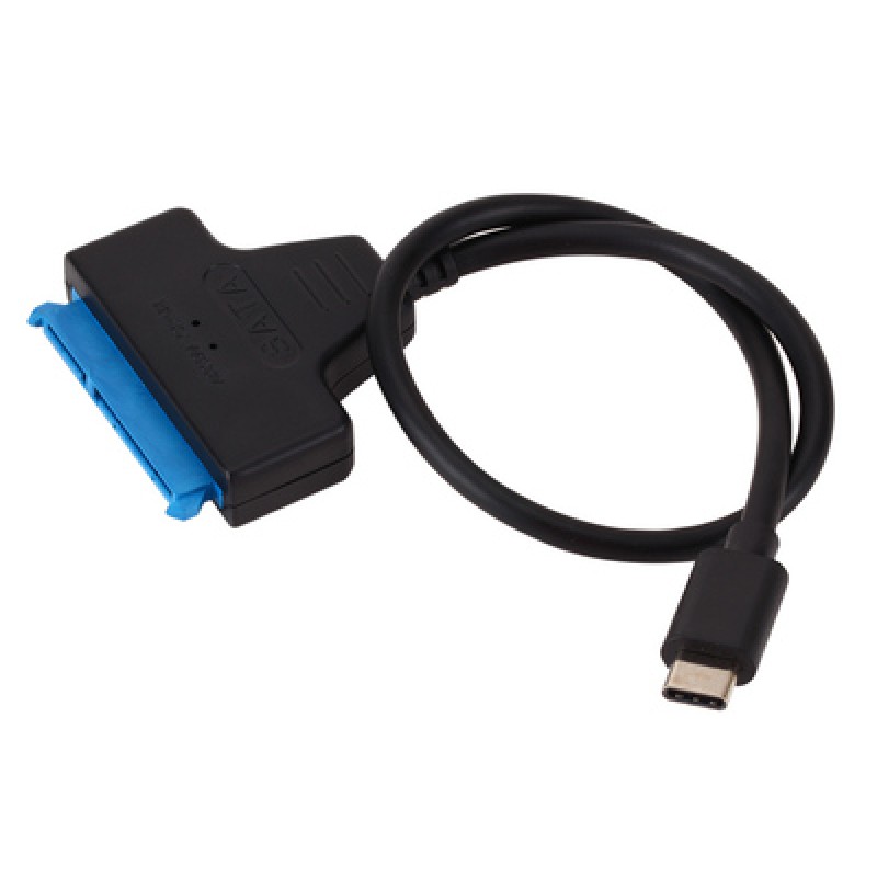 Powertech POWERTECH καλώδιο σύνδεσης HDD/SSD CAB-UC060, USB-C σε SATA 6Gbps, μαύρο