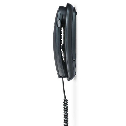 Philips PHILIPS ενσύρματο τηλέφωνο TD2801B/00, επιτραπέζιο ή επιτοίχιο, μαύρο