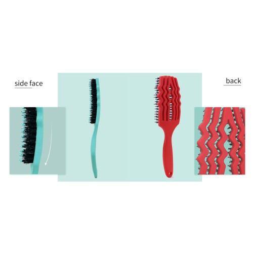 MASTER LEE MASTER LEE βούρτσα μαλλιών RXN-0018, 7x24.5cm, κόκκινη