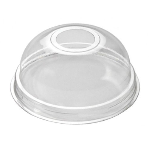 UNBRANDED Καπάκι πομπέ για ποτήρι, 90mm, διάφανο, 100τμχ