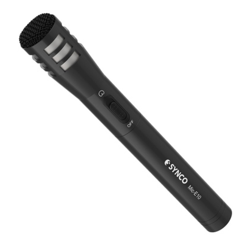 SYNCO SYNCO μικρόφωνο χειρός SY-E10-MIC, δυναμικό, καρδιοειδές, XLR, μαύρο