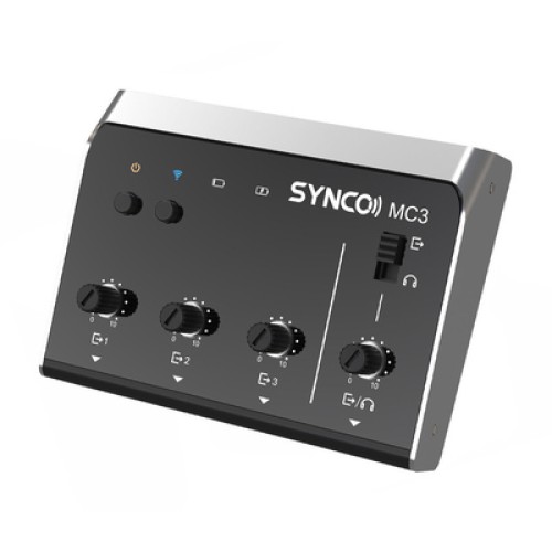 SYNCO SYNCO μίκτης ήχου MC3-LITE, 4 καναλιών, Bluetooth, 500mAh, γκρι