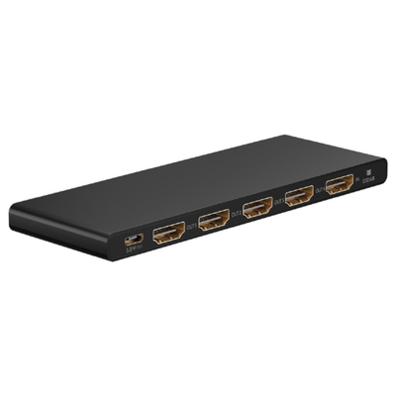 GOOBAY GOOBAY HDMI splitter 58483, 4 σε 1, 4K/60Hz, μαύρο