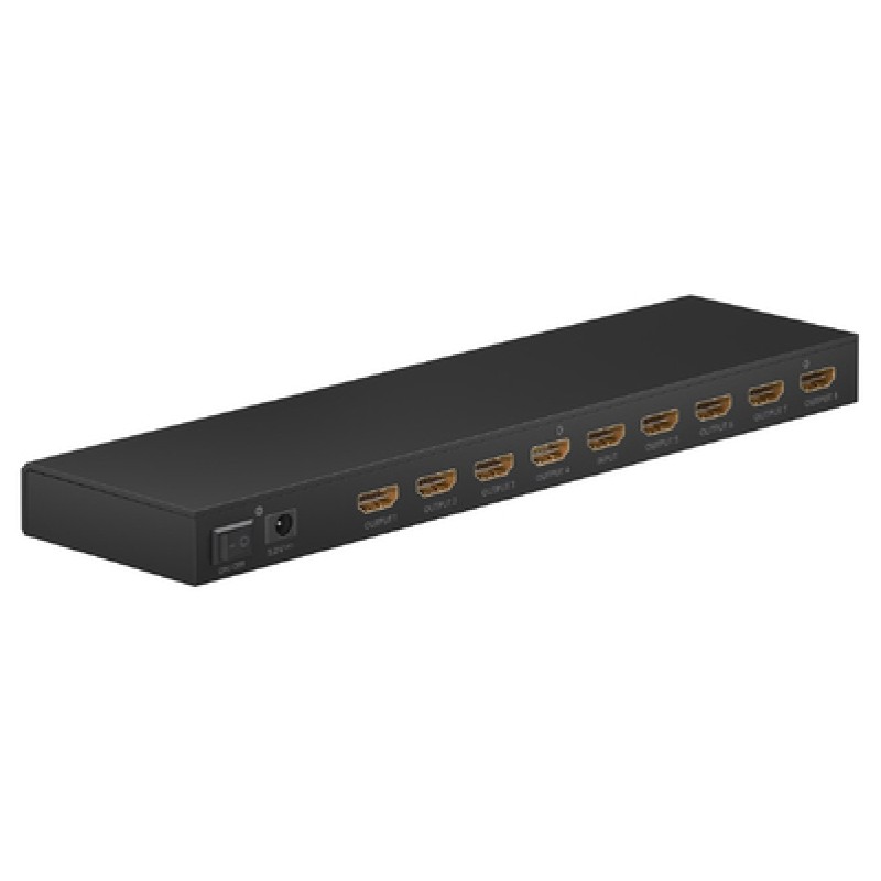 GOOBAY GOOBAY HDMI splitter 58484, 8 σε 1, 4K/60Hz, μαύρο
