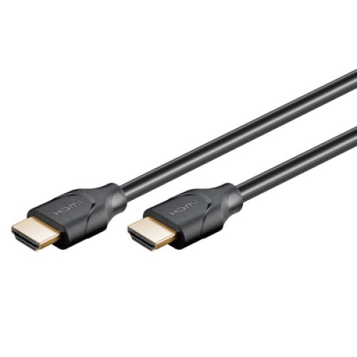 GOOBAY GOOBAY καλώδιο HDMI 2.1 61638, Ethernet, ARC, 8K/60Hz 48 Gbps, 1m, μαύρο