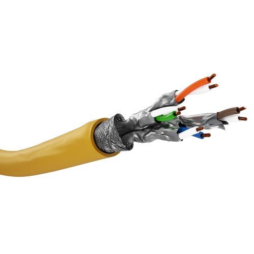 GOOBAY GOOBAY καλώδιο δικτύου 61126, CAT 8.1 S/FTP, copper, GHMT, 25m, κίτρινο