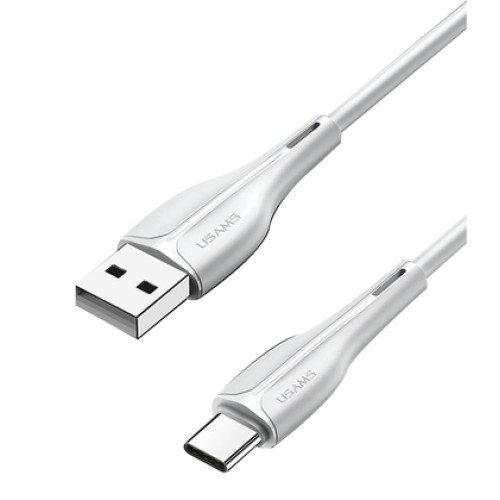 USAMS USAMS καλώδιο USB-C σε USB US-SJ372, 2A, 1m, λευκό