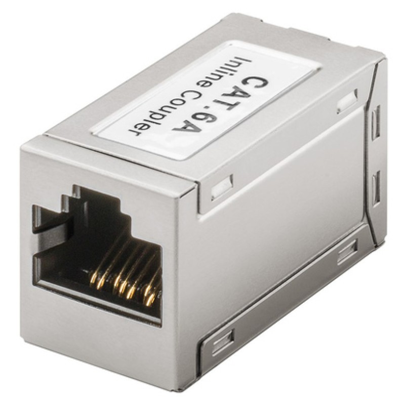 Powertech POWERTECH σύνδεσμος RJ45 Cat 6A CAB-N324, 500MHz, PoE+, ασημί