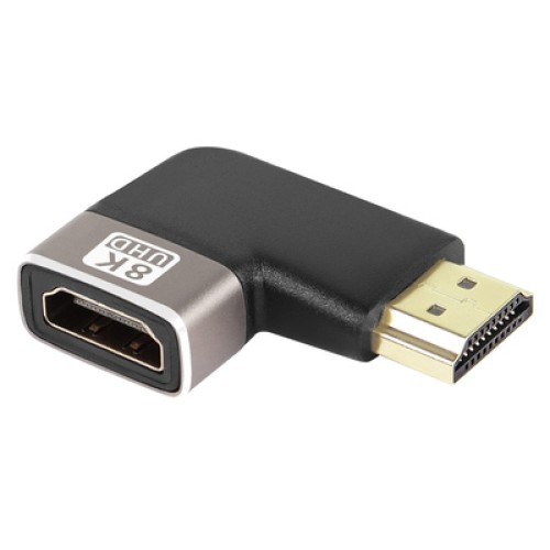 Powertech POWERTECH αντάπτορας HDMI 2.1 CAB-H157, 8K/60Hz, γωνιακός, μαύρος