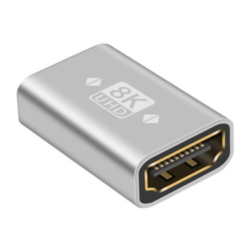 Powertech POWERTECH αντάπτορας HDMI 2.1 CAB-H161, θηλυκό, 8K/60Hz, γκρι
