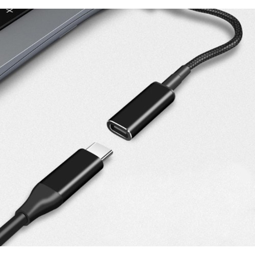 Powertech POWERTECH καλώδιο τροφοδοσίας CAB-UC066, USB-C σε Samsung 5.5x3mm, μαύρο