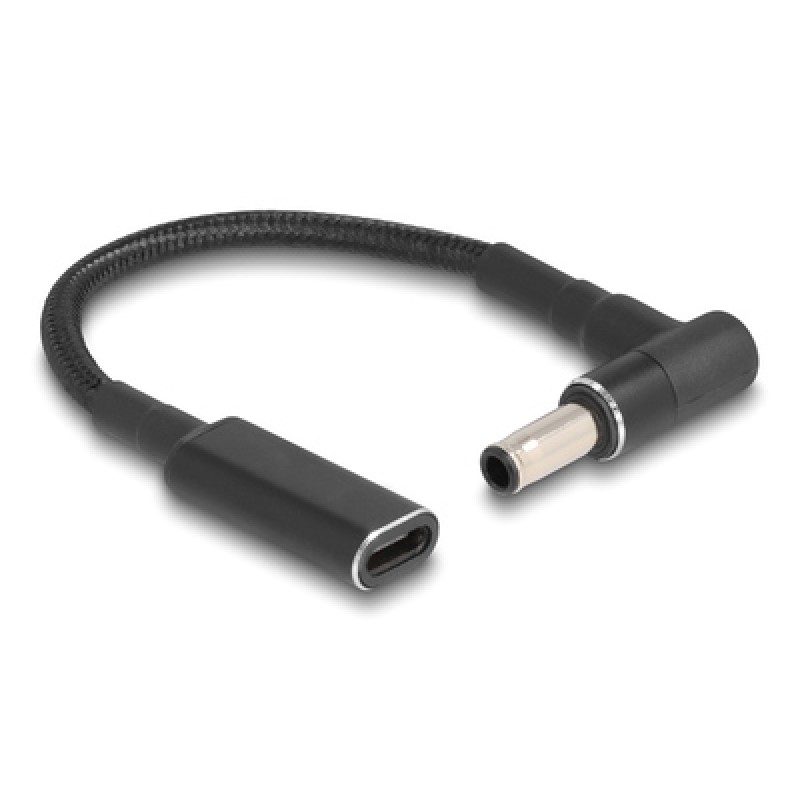 Powertech POWERTECH καλώδιο τροφοδοσίας CAB-UC066, USB-C σε Samsung 5.5x3mm, μαύρο