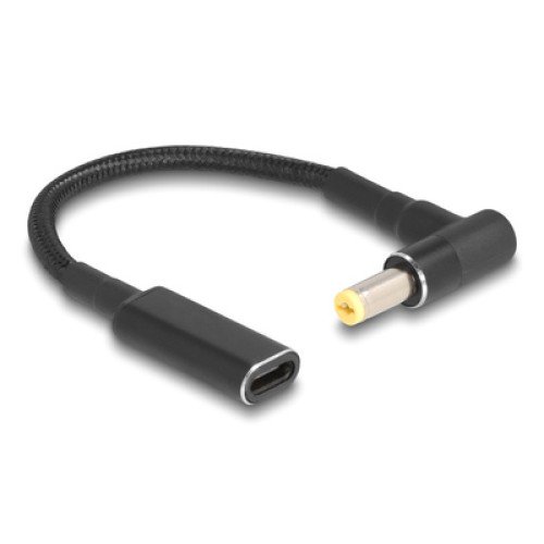 Powertech POWERTECH καλώδιο τροφοδοσίας CAB-UC070, USB-C σε Acer 5.5x1.7mm, μαύρο