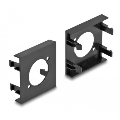 DELOCK DELOCK D-Type module βάση 81405 για Easy 45 patch panel, 45x45mm, 5τμχ